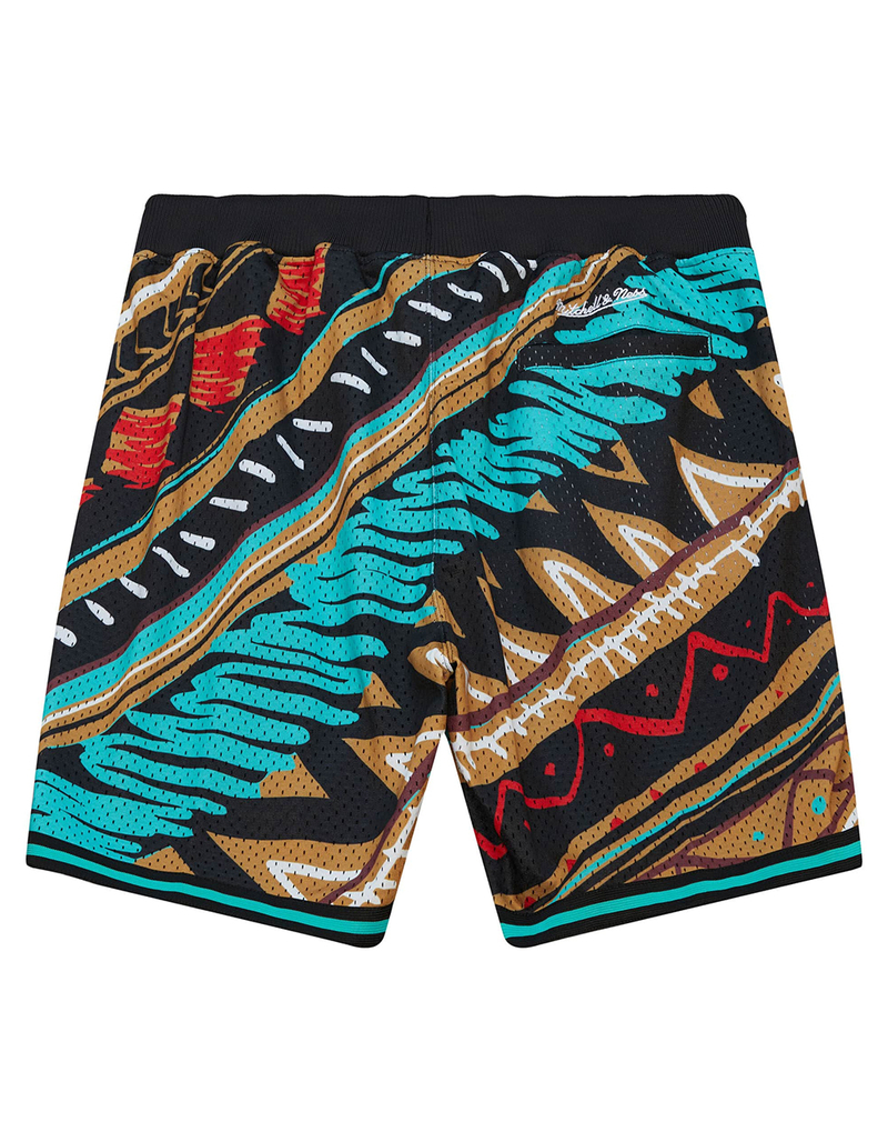 MITCHELL & NESS Vancouver Grizzlies Game Day Pattern Mens Shorts image number 1