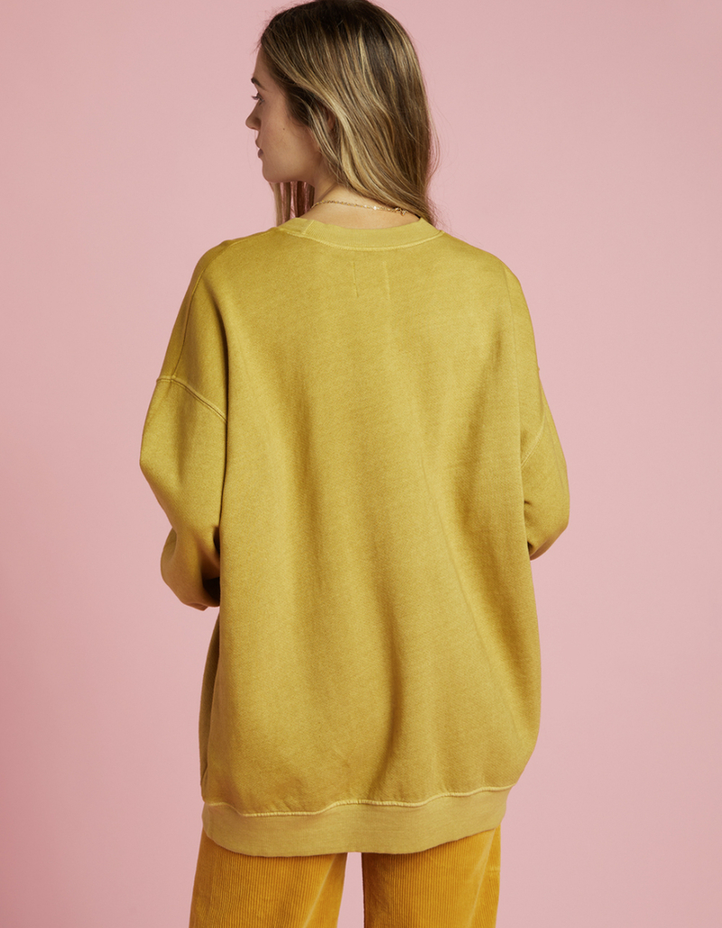 BILLABONG Ride In Womens Oversized Crewneck Sweatshirt image number 2
