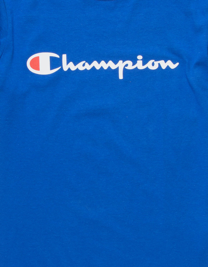 CHAMPION Heritage Blue Boys T-Shirt image number 1