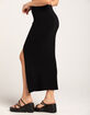 WEST OF MELROSE Womens Rib Maxi Skirt image number 3