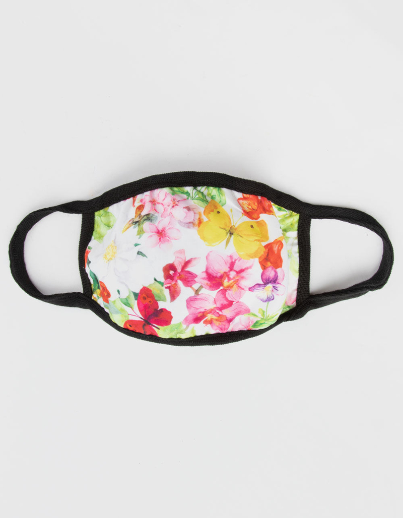 Floral Butterfly Fashion Face Mask image number 0