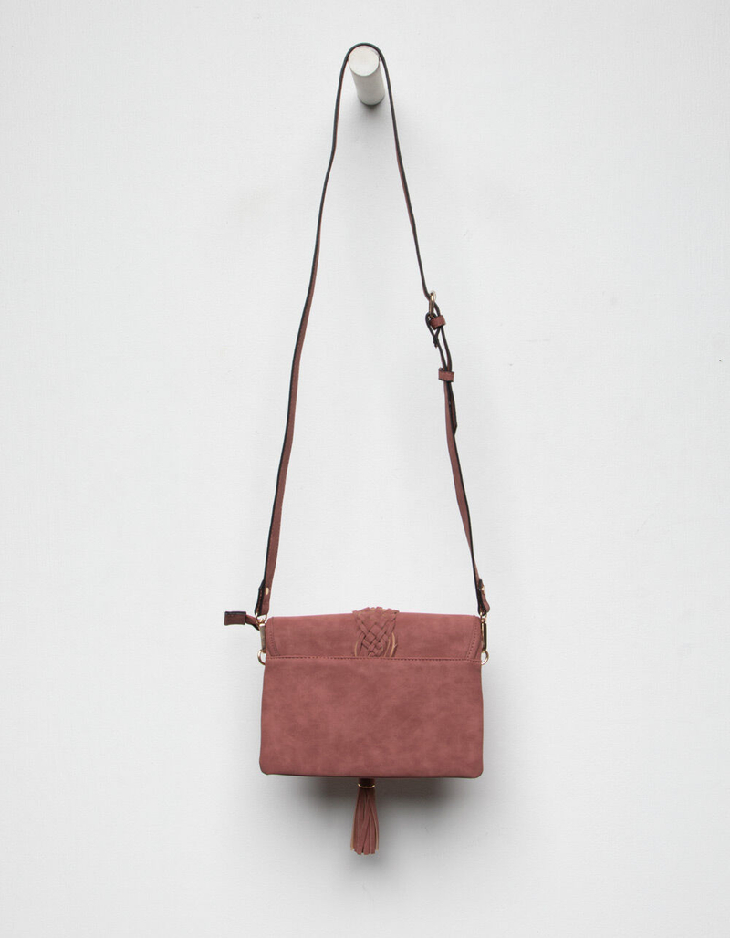 VIOLET RAY Kenya Mauve Crossbody Bag image number 1