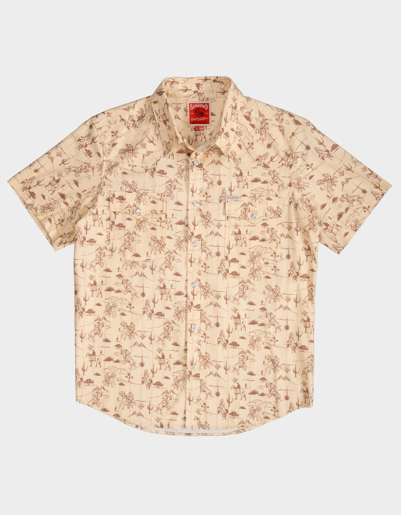 SENDERO PROVISIONS CO. Serape Mens Pearl Snap Shirt image number 0