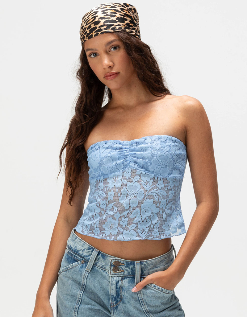 RSQ Womens Lace Tube Top image number 0