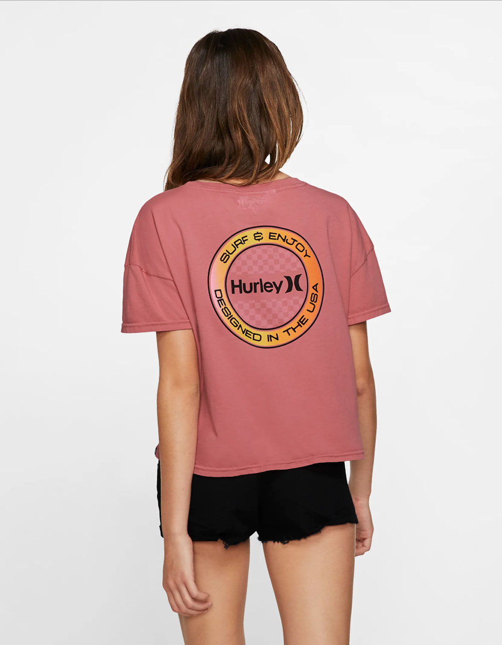 HURLEY Circle Check Flouncy Womens 