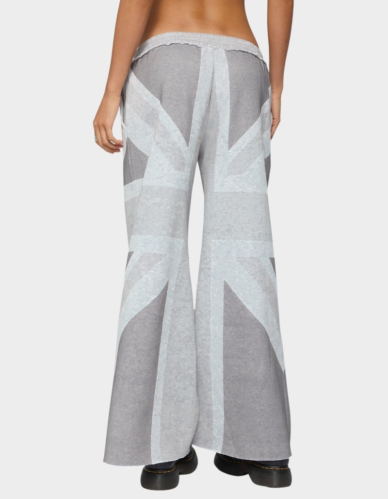 EDIKTED London Rush Wide Leg Sweatpants image number 2
