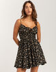 RSQ Womens Cinch Waist Slip Dress image number 1