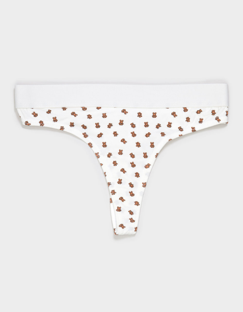FULL TILT Waistband Cotton Thong image number 0