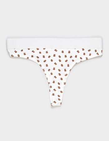 FULL TILT Waistband Cotton Thong Primary Image