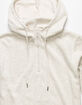 RSQ 1/4 Zip Oatmeal Mens Hoodie image number 2