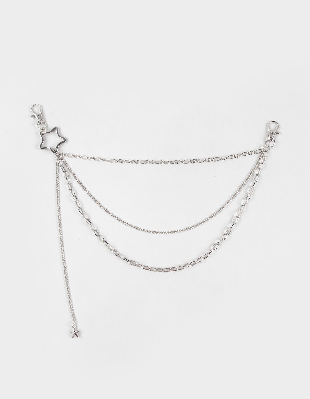 FULL TILT Star Wallet Chain - SILVER - ONE SIZE | Tillys