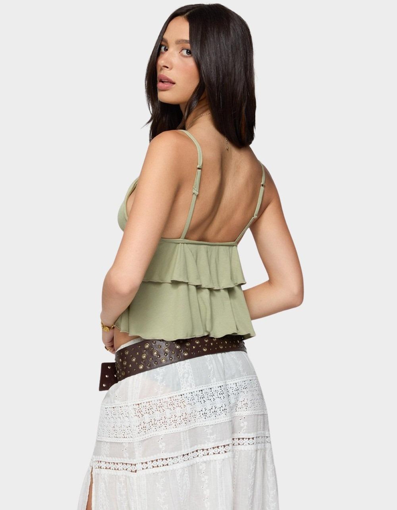 EDIKTED Kailan Ruffled Babydoll Top image number 2