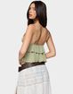 EDIKTED Kailan Ruffled Babydoll Top image number 3