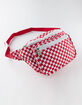 Mini Checker Red & White Fanny Pack image number 1