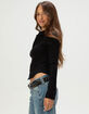 BDG Urban Outfitters Hailey Womens Slim Zip-Up Shirt image number 3
