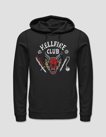 STRANGER THINGS Hellfire Club Unisex Hoodie STRANGER THINGS Hellfire Club Unisex Hoodie Primary Image