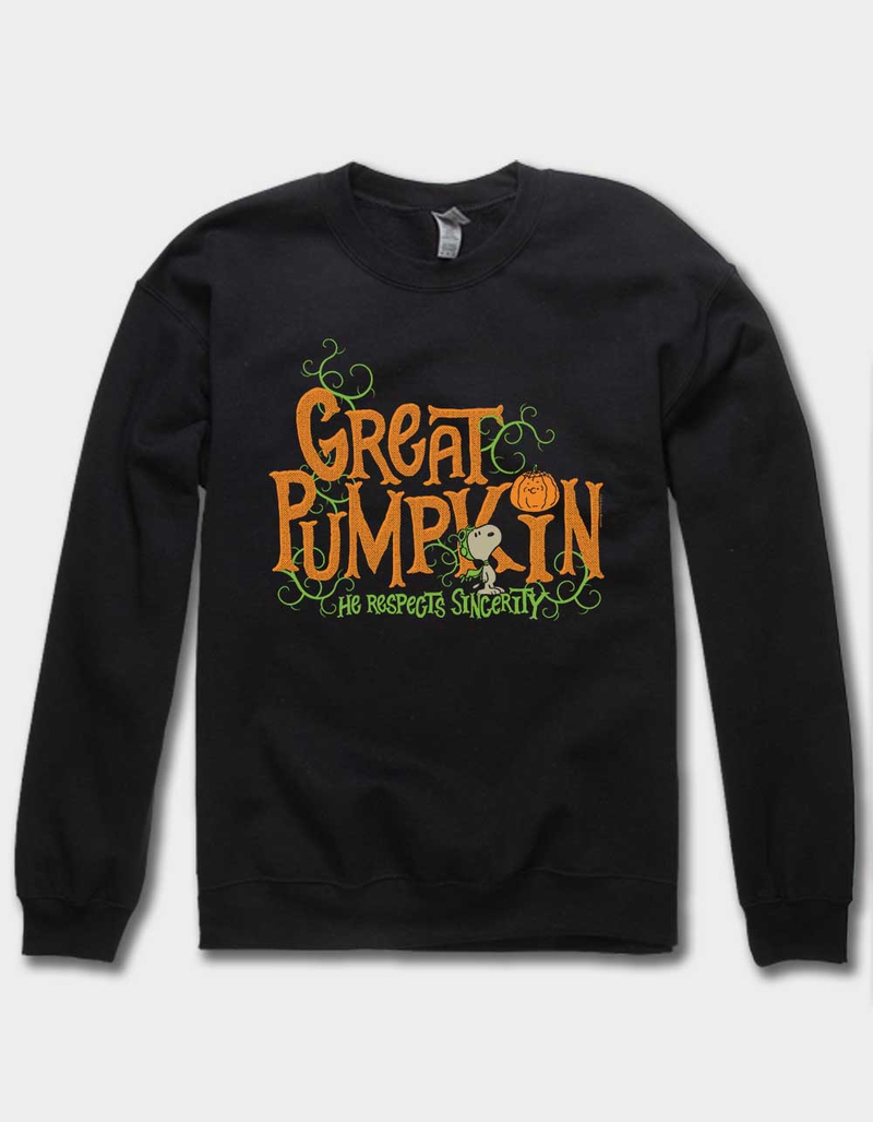 PEANUTS Great Pumpkin Snoopy Unisex Crewneck Sweatshirt image number 0