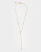 FULL TILT Rhinestone Lariat Necklace image number 1