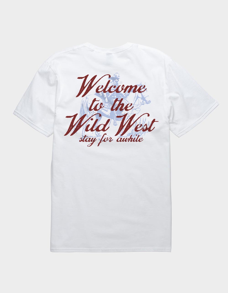 WESTERN Wild West Stay Awhile Unisex Tee image number 0
