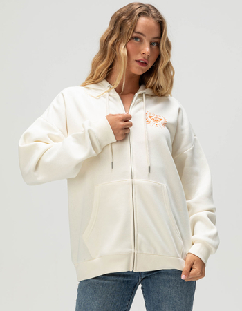 ROXY Evening Line Womens Zip-Up Hoodie Alternative Image