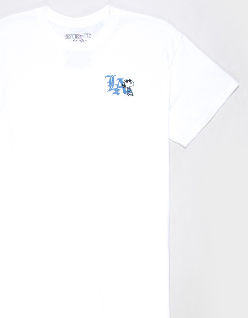 RIOT SOCIETY x Peanuts LA Mens Embroidered Tee image number 1