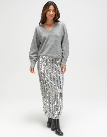 VERO MODA Jupiter Womens V-Neck Sweater Alternative Image