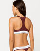 CALVIN KLEIN Maroon Bralette image number 3