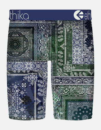 ETHIKA Indigo Bloom Staple Boys Boxer Briefs Alternative Image