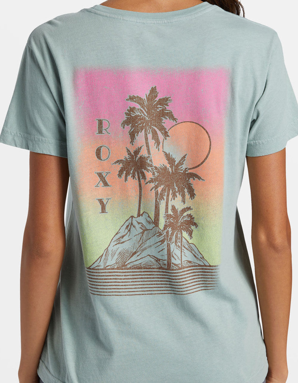 ROXY Palm Springs Womens Oversized Tee - DUSTY BLUE - L | Tillys