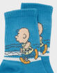 PEANUTS Charlie Brown & Snoopy 2 Pack Womens Crew Socks image number 3