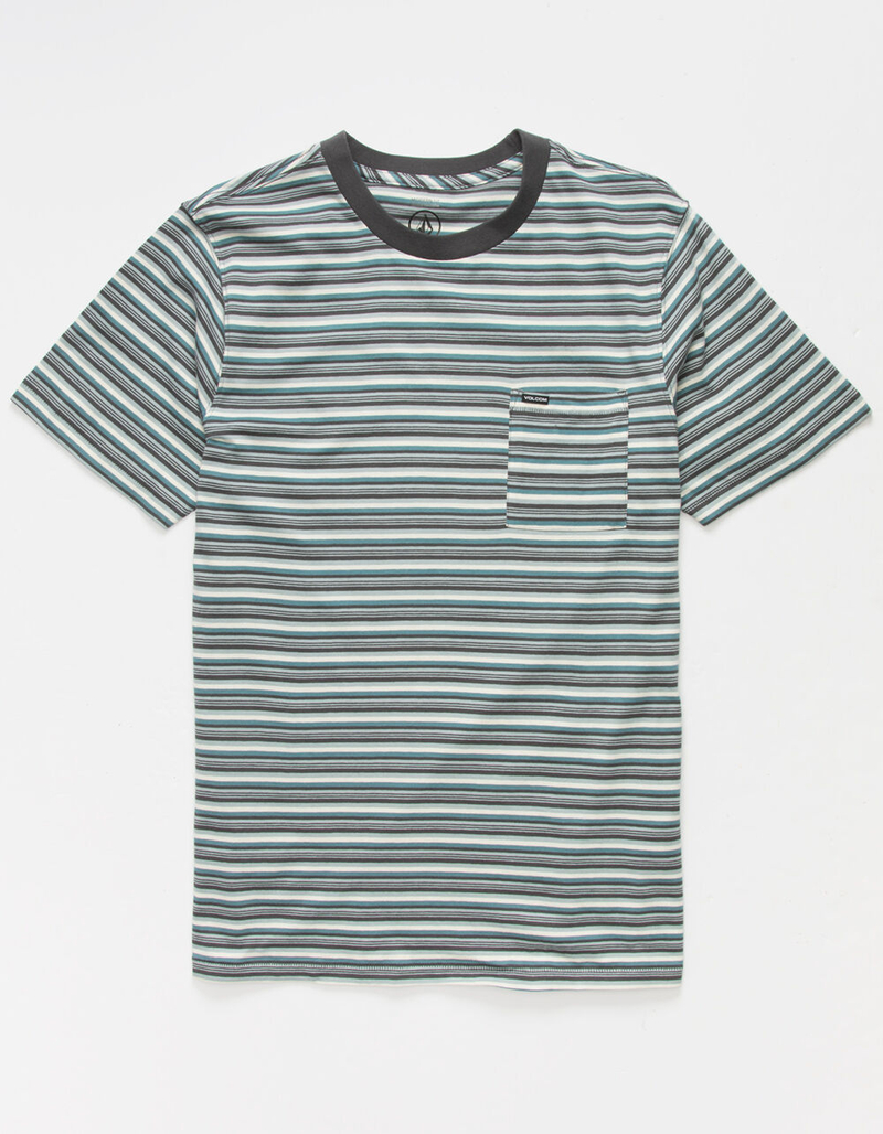 VOLCOM Cornett Mens Charcoal Pocket Tee image number 0