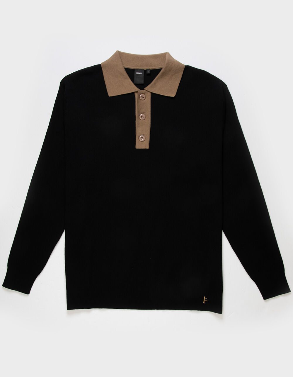 FORMER Expansion Mens Knit Polo Shirt - BLACK | Tillys