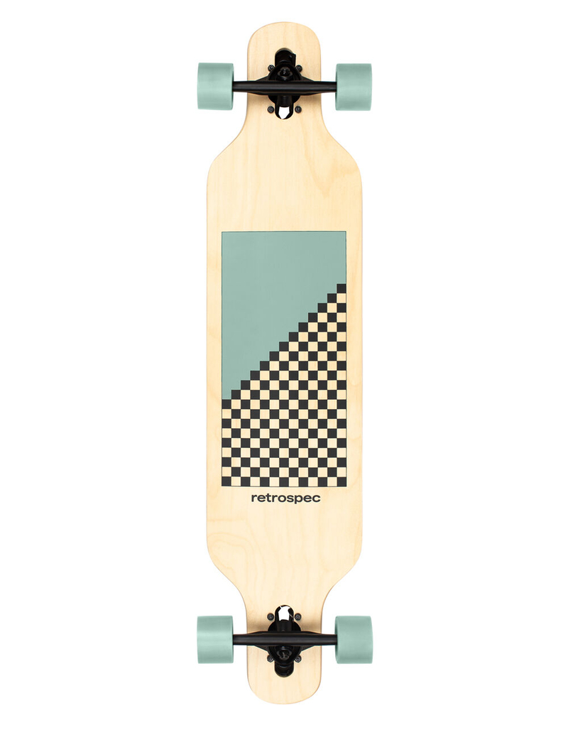 RETROSPEC Rift 41" Drop Through Longboard Skateboard image number 0