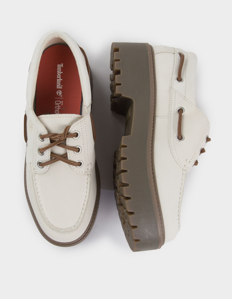 TIMBERLAND Stone Street Womens Platform Boat Shoes image number 4