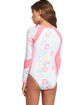 ROXY x Barbie Colorblock Onesie Girls Rash Guard image number 5
