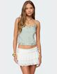 EDIKTED Sequin & Bead Woven Tank Top image number 1