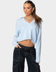 EDIKTED Marcie Oversize Cropped Sweater image number 1
