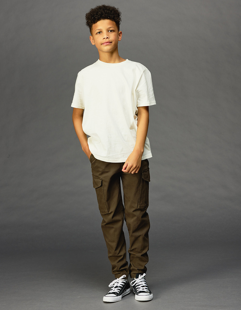RSQ Boys Twill Cargo Jogger Pants image number 4