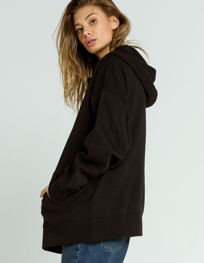 ADIDAS 3D Trefoil Half Zip Womens Hoodie image number 1