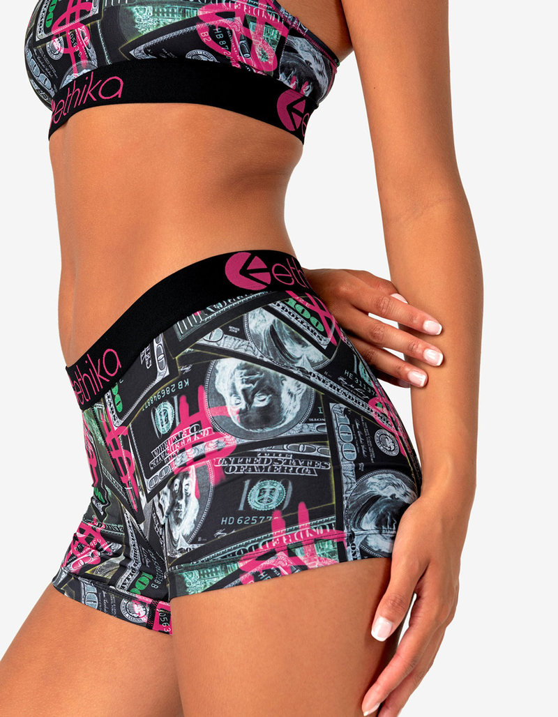 ETHIKA Printing Money Staple Womens Boyshorts image number 1