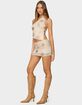 EDIKTED Astrid Beaded Backless One Shoulder Top image number 4