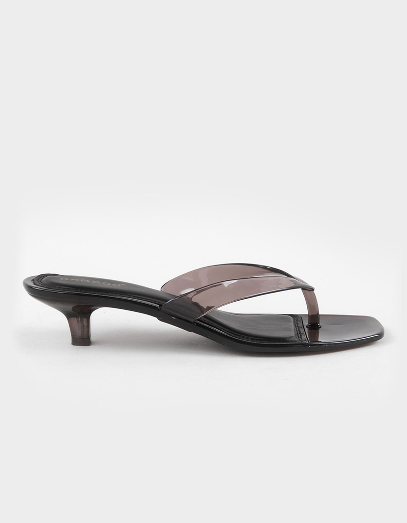 BAMBOO Stacy Womens Jelly Kitten Heels image number 0