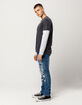 RSQ Seattle Mens Skinny Tapered Ripped Jeans image number 5