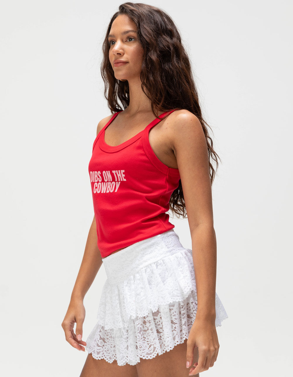 HOMEWURK Dibs Womens Tank Top - RED | Tillys