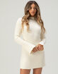 WEST OF MELROSE Long Sleeve Womens Sweater Dress image number 1