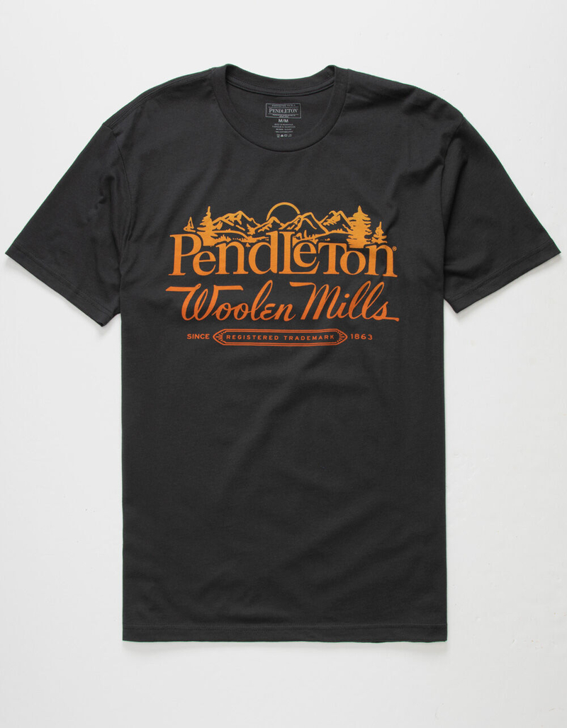 PENDLETON Ombre Logo Mens T-Shirt image number 1