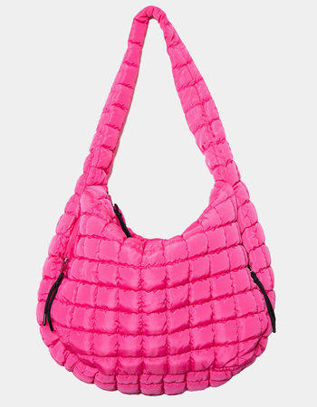 KATYDID Oversized Quilted Hobo Tote Bag Primary Image