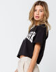 FULL TILT New York Womens Crop Tee image number 2