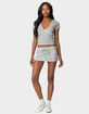 EDIKTED Alicia Contrast V-Neck Top image number 2