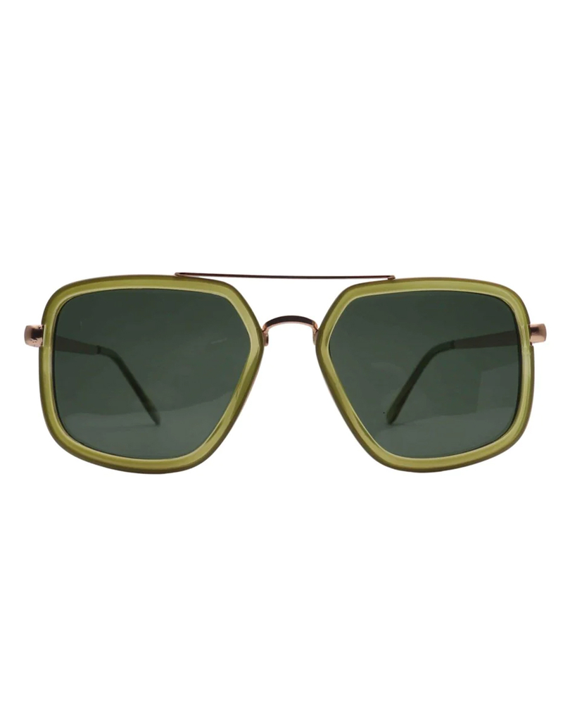 I-SEA Cruz Avocado Green Polarized Sunglasses image number 1